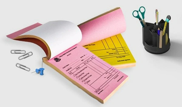 1/8 Size Singal Color Bill Book