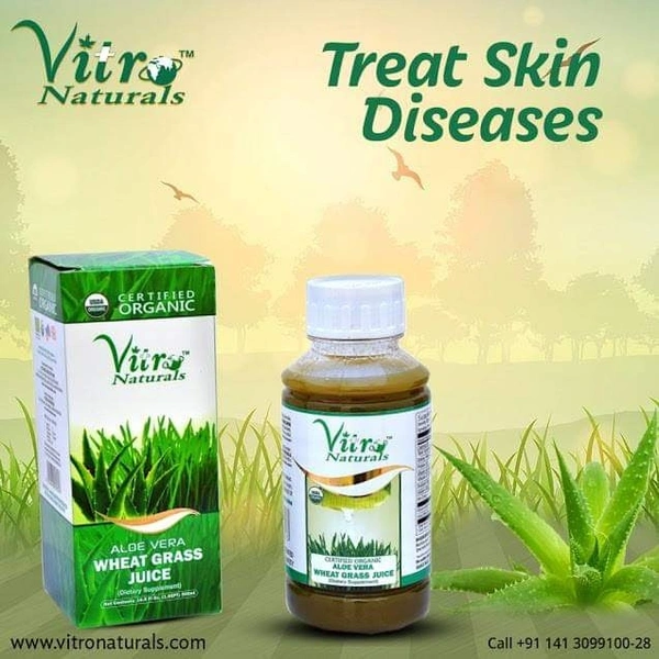 Certified Organic Aloe Wheat GRASS juice