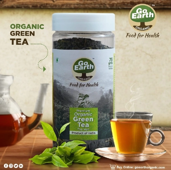 ORGANIC GREEN TEA - 75 GM