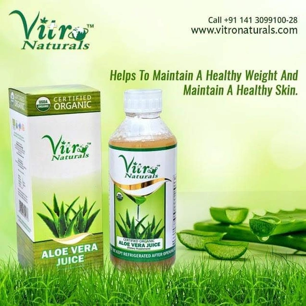 Certified ORGANIC aloevera JUICE  - 1 L