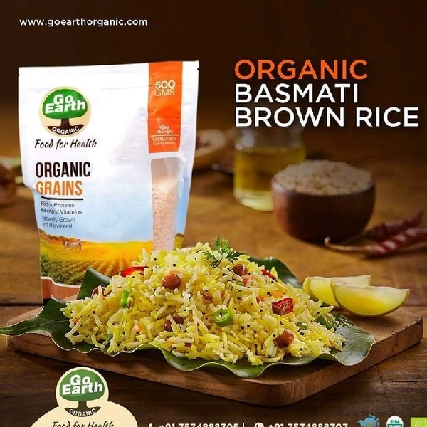 Organic Brown Basmati RICE - 1 kg