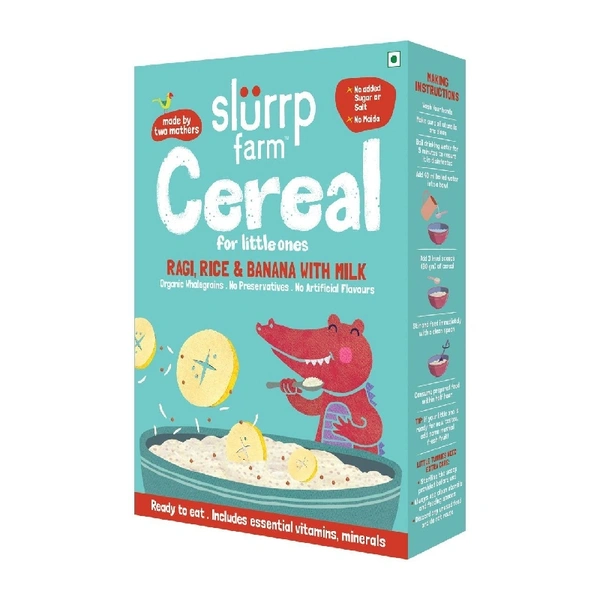 Organic Baby Cereals - 200 GM, Banana Flavour
