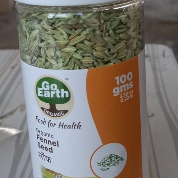 Go Earth Organics Organic Saunf/Fennel  - 100 GM