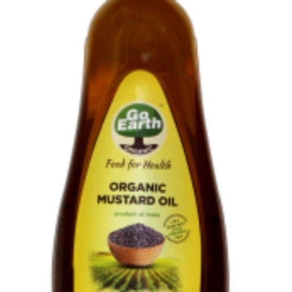 Go Earth Organics Organic Mustard Oil  - 1 Litre