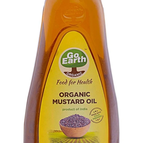 Go Earth Organics Organic Mustard Oil  - 500 ML