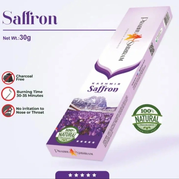 Premium Agarabati-Kasmiri Saffron  - 20 Sticks 