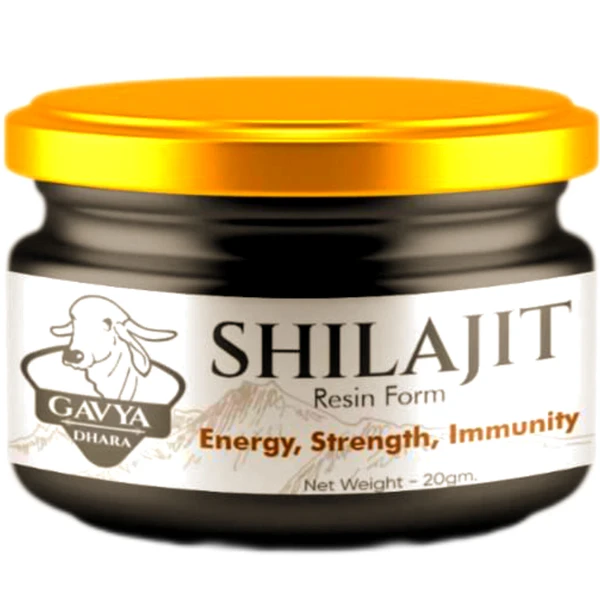 GAVYADHARA SHILAJIT (RESIN FORM) शिलाजीत - 20gm