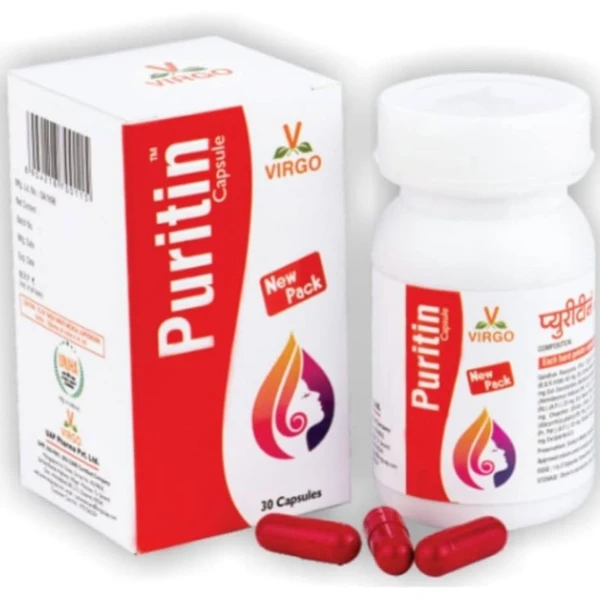 VIRGO UAP PHARMA PURITIN CAPSULE प्यूरीटीन कैप्सूल - 30 Capsule