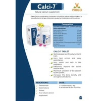 VIRGO UAP PHARMA CALCI-7 TABLET केल्सी-7 टैबलेट - 30 TABLET