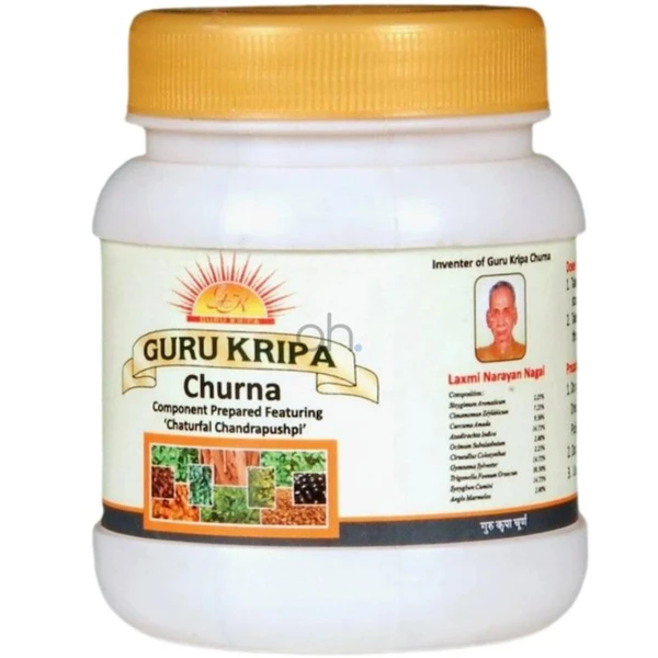 GURU KRIPA गुरुकृपा चूर्ण (शुगर इत्यादि हेतु) GURU KRIPA CHURN - 200gm