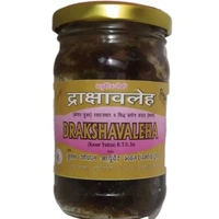 KRISHNA GOPAL AYURVED BHAWAN, KALERA DRAKSHAVLEHA (Kesar Yukta) द्राक्षावलेह केशर युक्त - 250gm