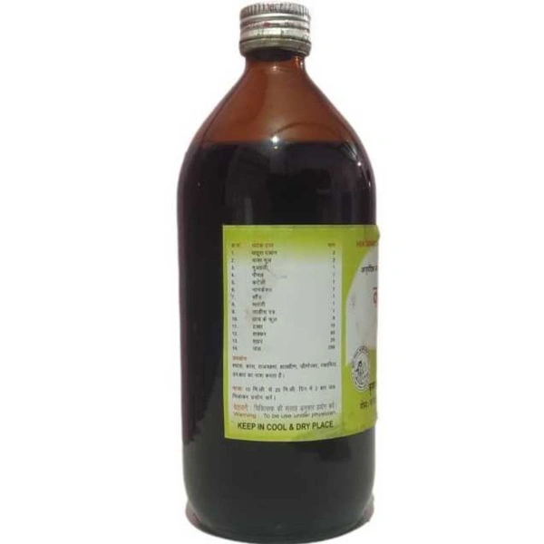 KRISHNA GOPAL AYURVED BHAWAN, KALERA कनकासव KANKASAV - 450ml