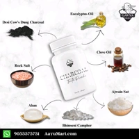 GAVYADHARA Charcoal Black Tooth Powder - 50gm
