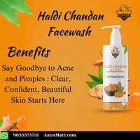 GAVYADHARA HALDI CHANDAN FACEWASH हल्दी चन्दन फेसवॉश - 200ml