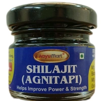 AayuMart SHUDHA SHILAJIT (AGNITAPI)  शिलाजीत (अग्नितापी) - 10gm×2 Pack (200 Serving Approx.)