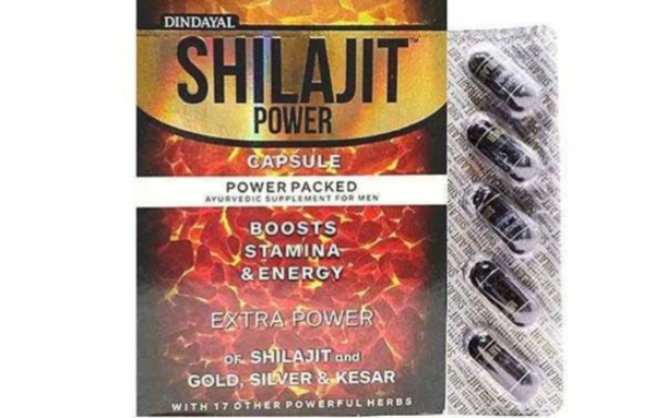 DINDAYAL AUSHDHI SHILAJIT POWER (GOLD POWER) CAP - 10CAPSULE x 2pc