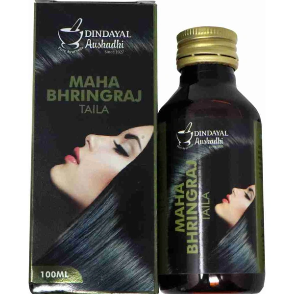 DINDAYAL AUSHDHI MAHA BHRINGRAJ TAILA for HAIR - 100ml
