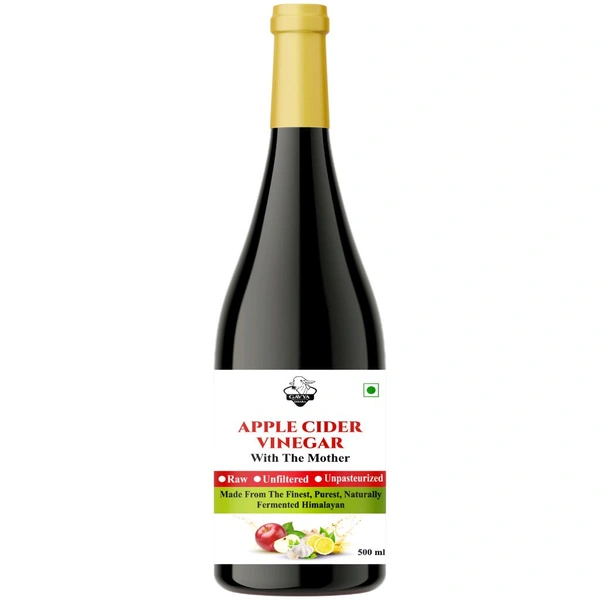 Natural Apple Cider Vinegar with benefits of Garlic & Ginger - 500ml