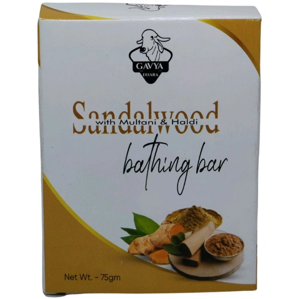GAVYADHARA Haldi Chandan Soap - 75gm
