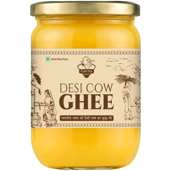 Gavyadhara A2 Desi Cow Bilona Ghee - 500ml