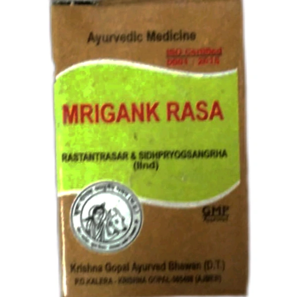 Krishan Gopal Kaleda  MRIGANK RASA मृगांक रस  - 500mg
