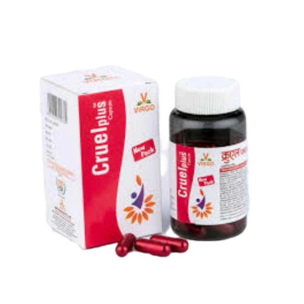 VIRGO UAP PHARMA CRUEL PLUS CAPSULE क्रुएल प्लस कैप्सूल - 30 Cap. X 6Pack
