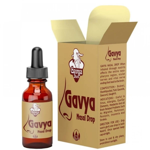 GAVYADHARA PanchGavya NASAL DROP पंचगव्य नसिका - 15ml