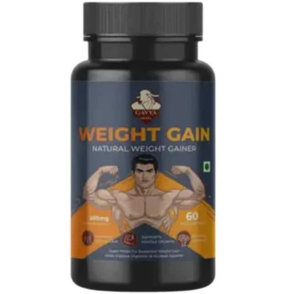 GAVYADHARA Herbal Capsules for Weight Gain - 60 Capsules