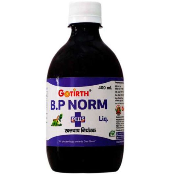 GOTIRTH  B.P. NORM बी.पी. नॉर्म (रक्तचाप नियंत्रक)  - Liquid 400ml+Tablet 40pc