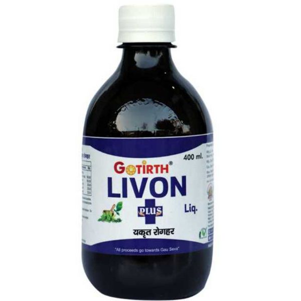 GOTIRTH LIVON लिवोन (यकृत,लिवर रोगहर)  - Liquid 400ml+Tablet 40pc