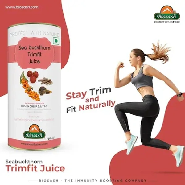 BIOSASH BUSINESS PVT. LTD. SEA BUCKTHORN TRIMFIT JUICE - 750 ML