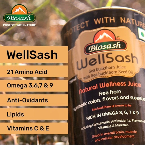 BIOSASH BUSINESS PVT. LTD. WELLSASH SEA BUCKTHORN JUICE