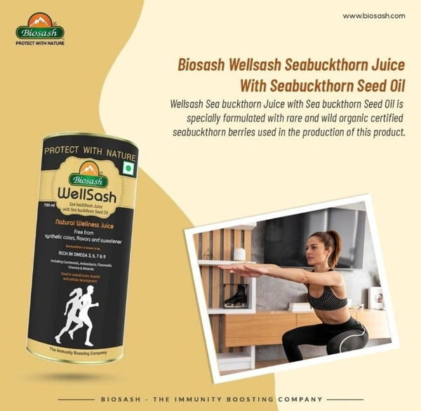 BIOSASH BUSINESS PVT. LTD. WELLSASH SEA BUCKTHORN JUICE