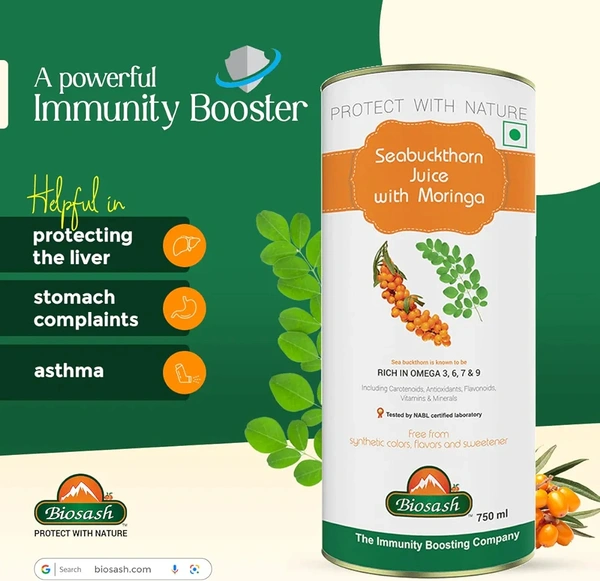 SEABUCKTHORN JUICE WITH MORINGA