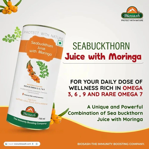 SEABUCKTHORN JUICE WITH MORINGA
