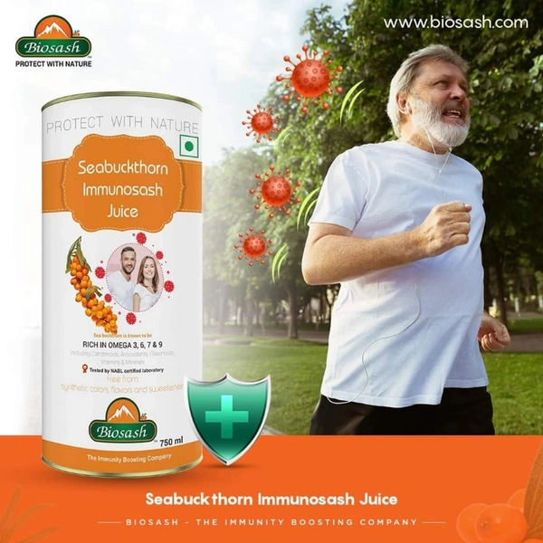 BIOSASH BUSINESS PVT. LTD. SEABUCKTHORN IMMUNOSASH JUICE - 750ml