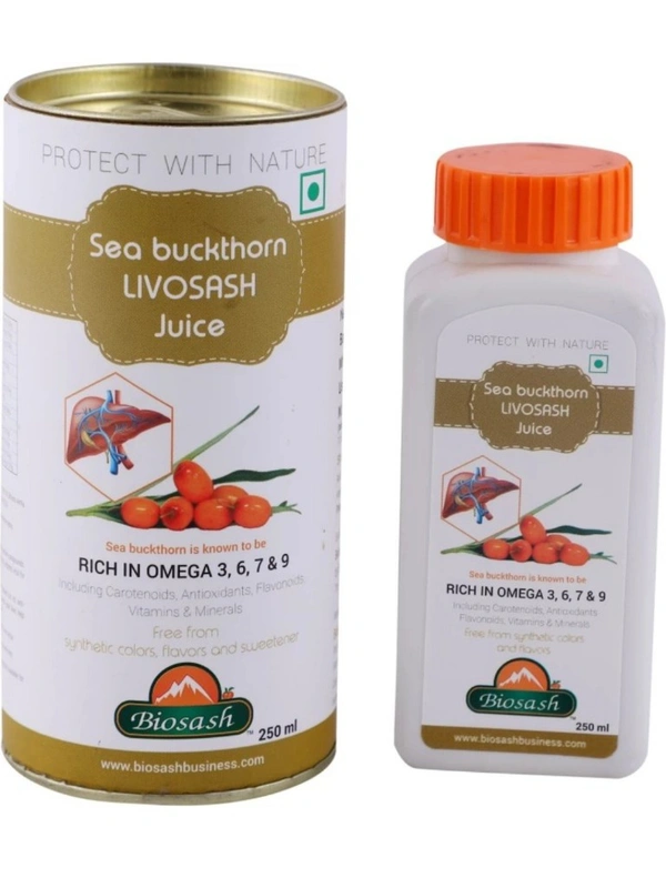 BIOSASH BUSINESS PVT. LTD. SEA BUCKTHORN LIVOSASH JUICE - 750 Ml