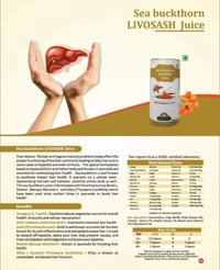 BIOSASH BUSINESS PVT. LTD. SEA BUCKTHORN LIVOSASH JUICE - 750 Ml