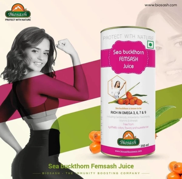 BIOSASH BUSINESS PVT. LTD. SEA BUCKTHORN FEMSASH JUICE - 250 ML