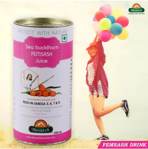 BIOSASH BUSINESS PVT. LTD. SEA BUCKTHORN FEMSASH JUICE - 250 ML