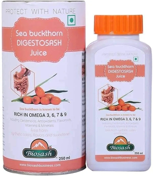 BIOSASH BUSINESS PVT. LTD. SEA BUCKTHORN DIGESTOSASH JUICE - 250 My