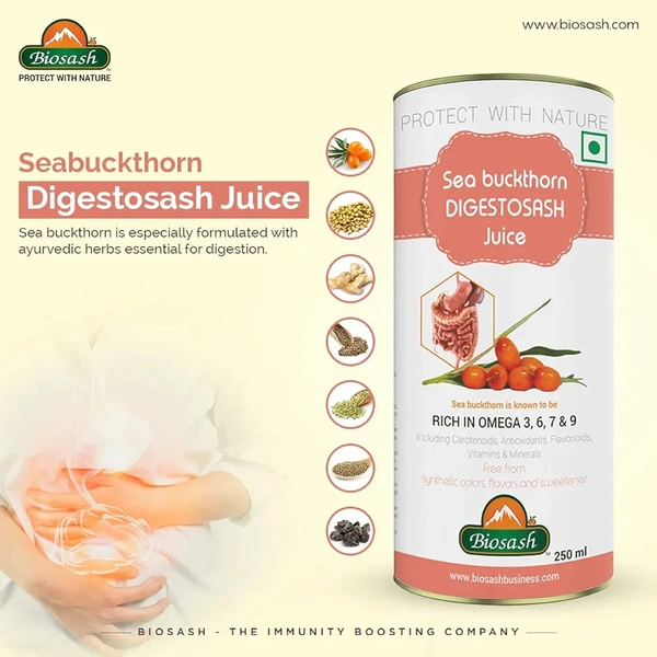 BIOSASH BUSINESS PVT. LTD. SEA BUCKTHORN DIGESTOSASH JUICE - 250 My