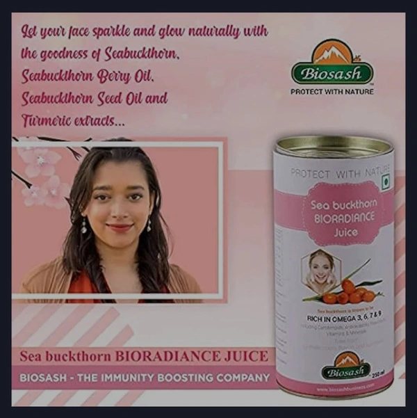 BIOSASH BUSINESS PVT. LTD. SEA BUCKTHORN BIORADIANCE JUICE 