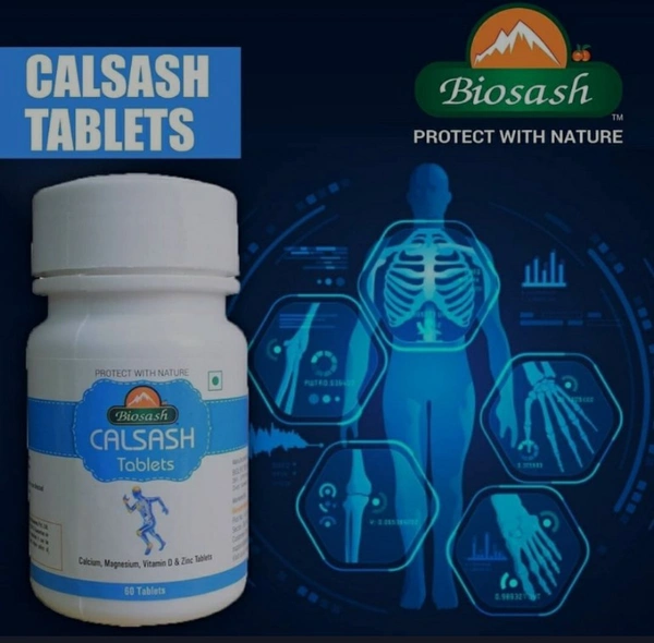 BIOSASH BUSINESS PVT. LTD. CALSASH TABLETS (60 TABLETS)
