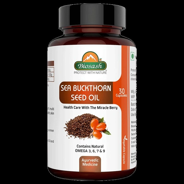 BIOSASH BUSINESS PVT. LTD. BLACK SEED OIL CAPSULE (30 Capsules) - 60 Capsules