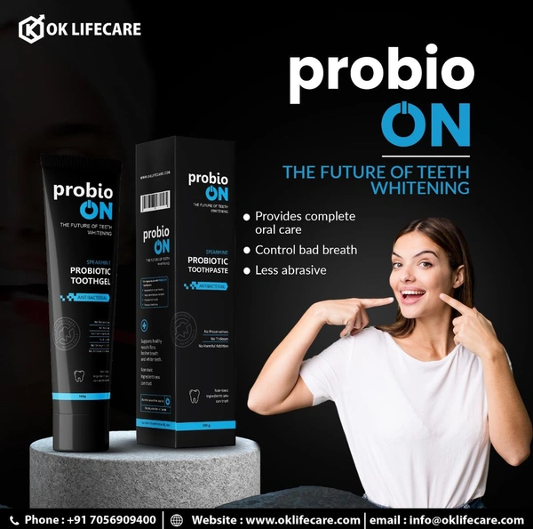 OK LIFE CARE PVT LTD Probion toothpaste combo pack 100g 45g - 100g 45g