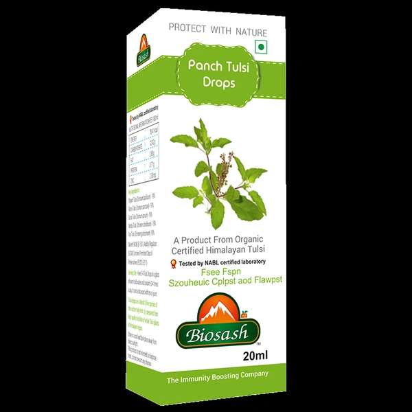 Biosash Pvt Lid Panch Tulsi Drops - 200 Ml