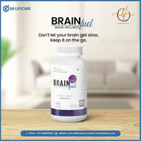 OK LIFE CARE PVT LTD Brain Fuel  - 60 Capsules