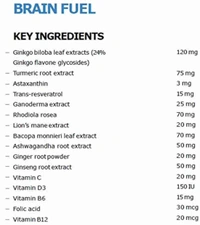 OK LIFE CARE PVT LTD Brain Fuel  - 60 Capsules