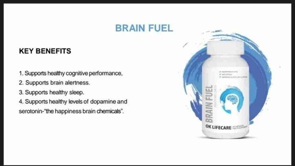 OK LIFE CARE PVT LTD Brain Fuel  - 60 Capsules